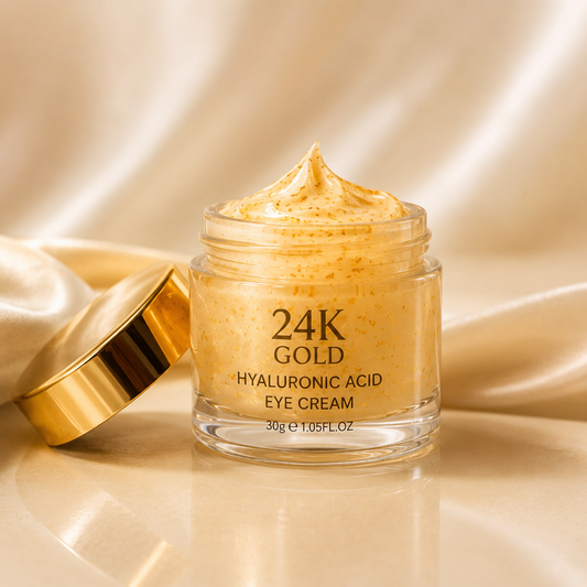 24K Gold Hyaluronic Acid Eye Cream.