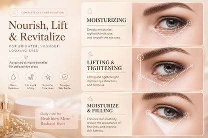 24K Gold Hyaluronic Acid Eye Cream.