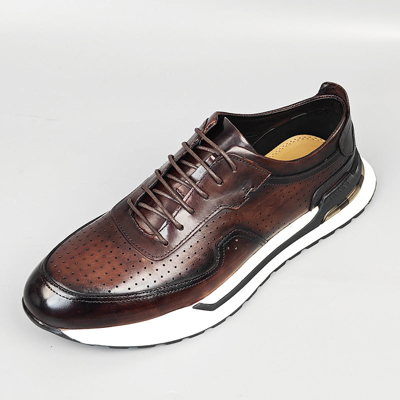 Vanguard Luxe Leather Sneakers