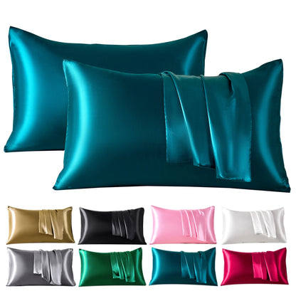 Lumière™ Satin Silk Pillowcase Set