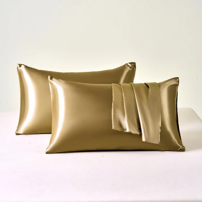 Lumière™ Satin Silk Pillowcase Set