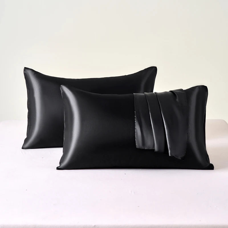 Lumière™ Satin Silk Pillowcase Set