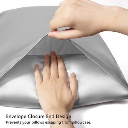 Lumière™ Satin Silk Pillowcase Set