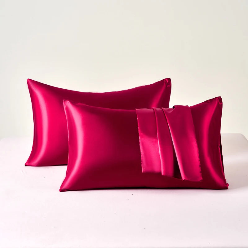 Lumière™ Satin Silk Pillowcase Set