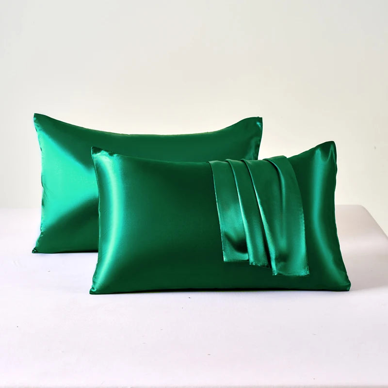 Lumière™ Satin Silk Pillowcase Set