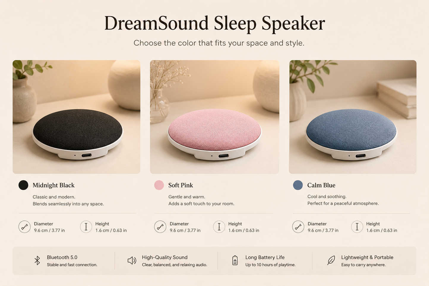 DreamSound Sleep Speaker